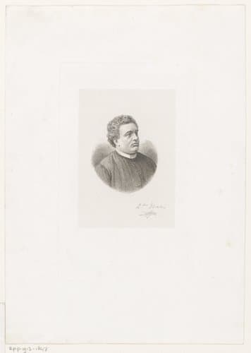 Portret van een onbekende man by Jean Baptiste Pierre Michiels