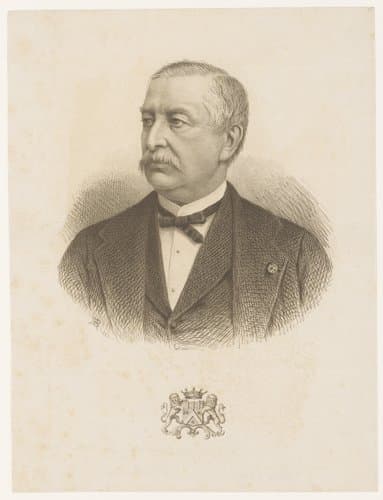 Portret van Gustave van Havre by Jean Baptiste Pierre Michiels