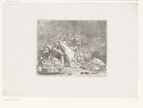 Stilleven van bloemen by Paul Emile Nicolié