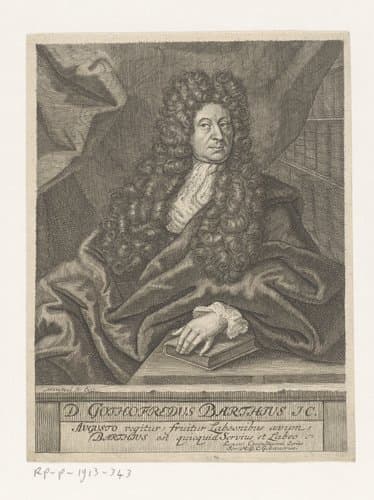 Portret van Gottfried Barth
