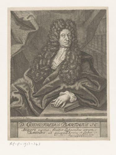 Portret van Gottfried Barth