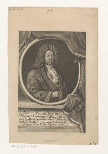 Portret van Johann Tobias Bertuch