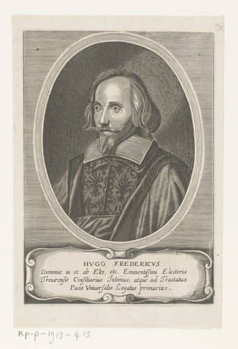 Portret van Hugo Friederich von Eltz by Matthäus Merian (I)