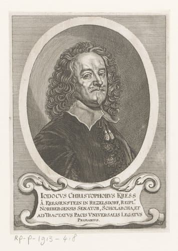 Portret van Jobst Christoph Kress von Kressenstein by Matthäus Merian (I)