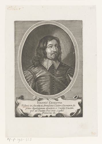 Portret van Johann Ernst von Pistoris von Seusslitz by Matthäus Merian (I)