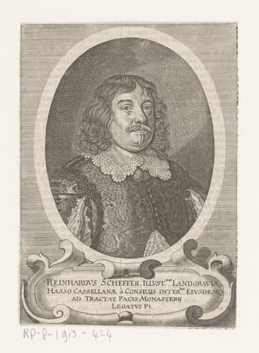 Portret van Reinhard Scheffer by Matthäus Merian (I)