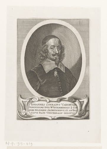 Portret van Johann Konrad Varnbüler by Matthäus Merian (I)
