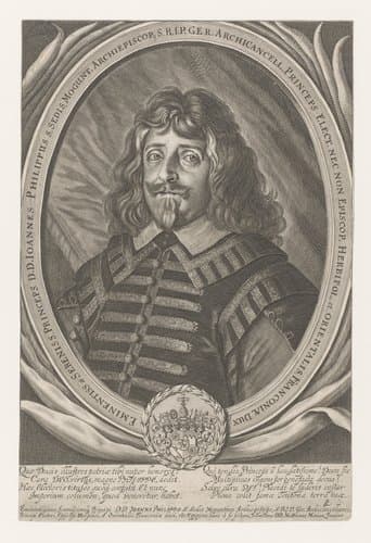 Portret van Johann Philipp von Schönborn