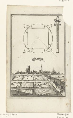 Illustratie voor 'Den Arbeid van Mars' van Allain Manesson Mallet by Romeyn de Hooghe