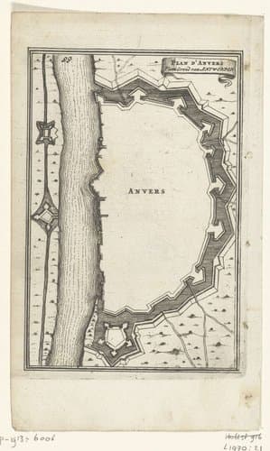 Illustratie voor 'Den Arbeid van Mars' van Allain Manesson Mallet by Romeyn de Hooghe