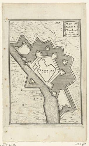 Illustratie voor 'Den Arbeid van Mars' van Allain Manesson Mallet by Romeyn de Hooghe