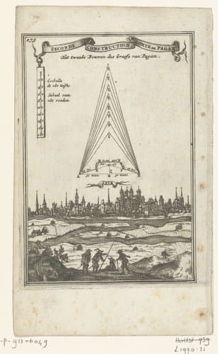 Illustratie voor 'Den Arbeid van Mars' van Allain Manesson Mallet by Romeyn de Hooghe