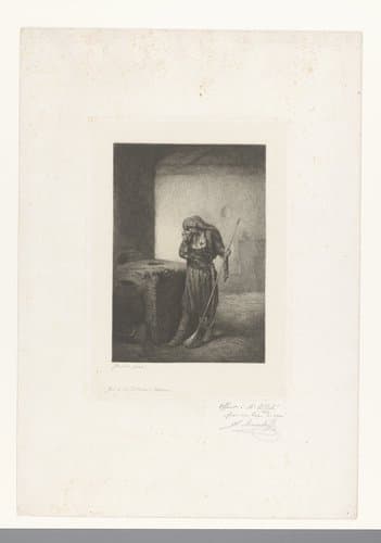 Albaanse strijder uit het Ottomaanse leger by Nikolay Semyonovich Mosolov