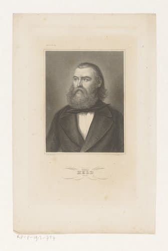 Portret van Johann Friedrich Wilhelm Held