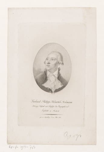 Portret van Gerhard Philipp Heinrich Normann