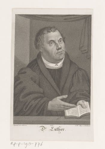 Portret van Martin Luther