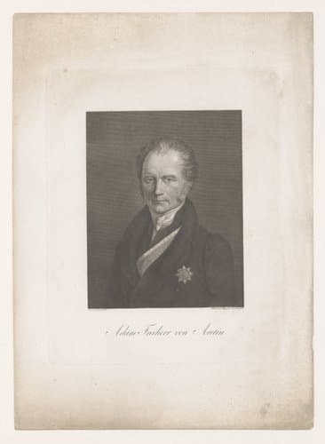 Portret van Johann Adam von Aretin by Heinrich Meyer