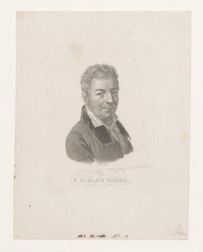 Portret van Niklaus König by Heinrich Meyer