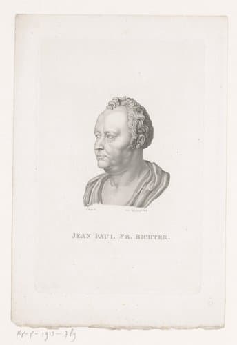 Portret van Jean Paul by Ludwig Meyer