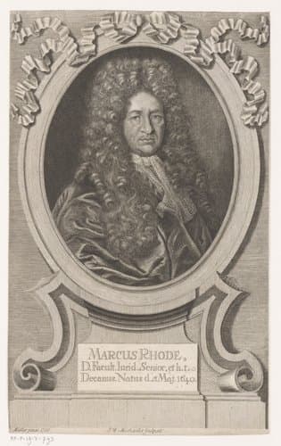 Portret van Marcus Rhode