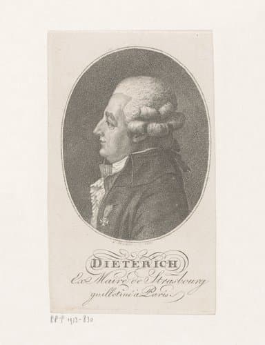 Portret van Philippe-Frédéric de Dietrich