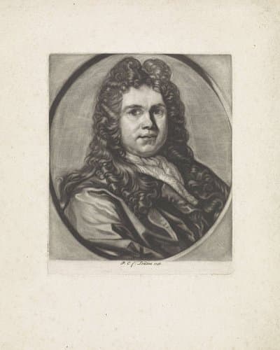Portret van Grinling Gibbons by Petrus Camper