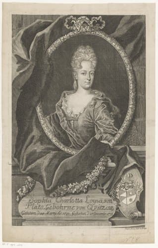 Portret van Sophie Charlotte Luise von Plato