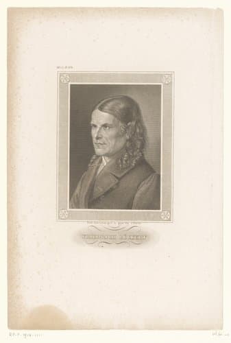 Portret van Friedrich Rückert