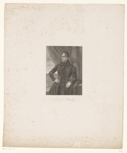 Portret van Alexander von Ungern-Sternberg by Karl Barth