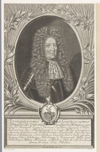 Portret van Carolus Bumannus by Gottlob Berger