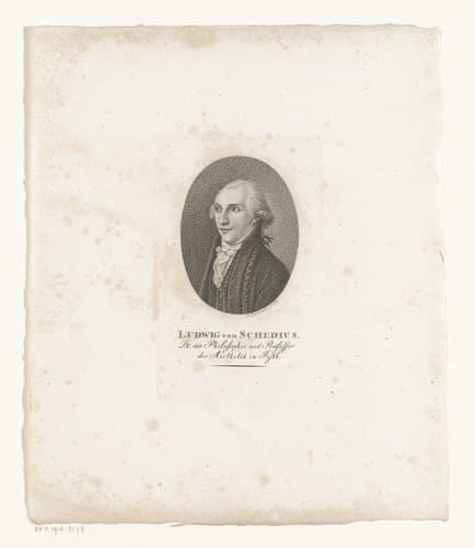 Portret Ludwig von Schedius by A. Burckhardt