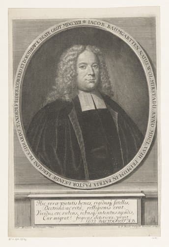 Portret van Jacob Baumgarten by Georg Paul Busch