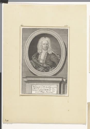 Portret van Andreas Ottmar Goelicke