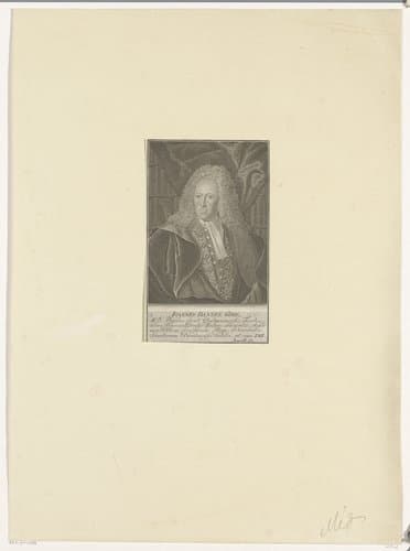Portret van Johann Daniel Gohl by Georg Paul Busch