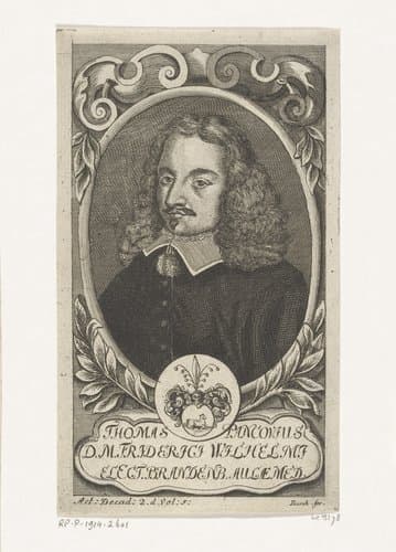 Portret van Thomas Panckow by Georg Paul Busch