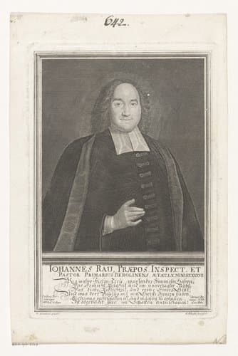Portret van Johann Rau