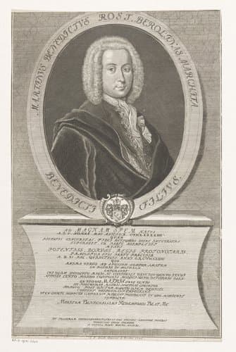 Portret van Martin Benedict Rost by Georg Paul Busch