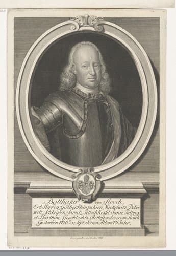 Portret van Balthasar von Stosch