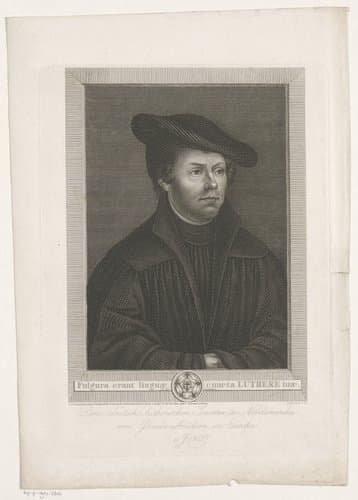 Portret van Maarten Luther by Franz Burchard Dörbeck