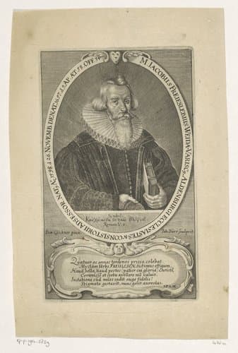 Portret van Jakob Freiesleben op 58-jarige leeftijd