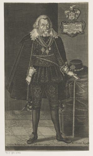 Portret van Friedrich von Kospoth by Johann Dürr