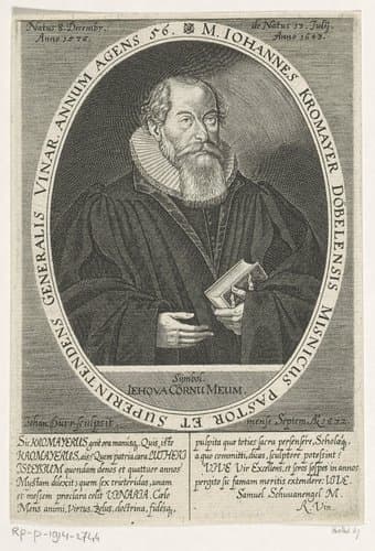Portret van Johann Kromayer op 56-jarige leeftijd by Johann Dürr