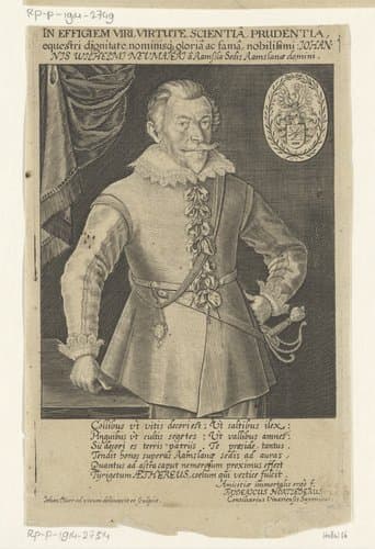 Portret van Johann Wilhelm Neumayr von Ramsla by Johann Dürr