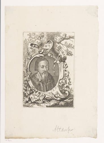 Portret van Albrecht Altdorfer by Rudolf Füssli (der Jüngste)