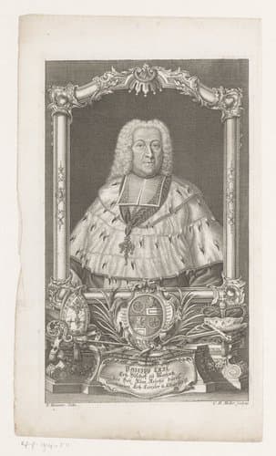 Portret van Philipp Karl von Eltz-Kempenich, aartsbisschop van Mainz