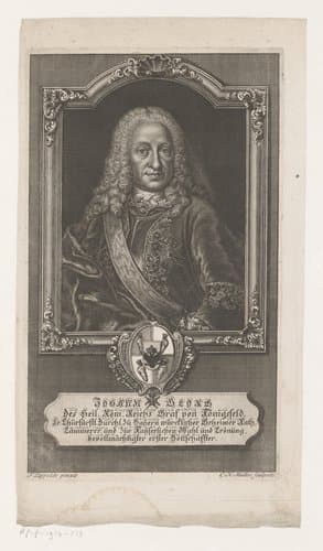 Portret van Johann Georg, Graf von Königsfeld