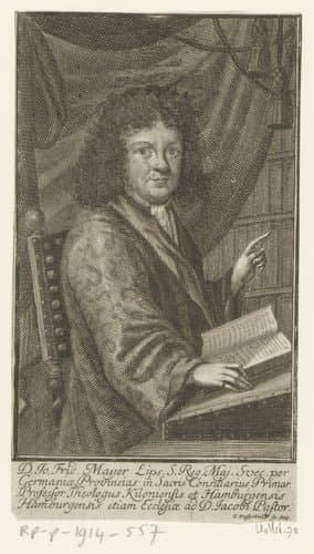Portret van Johann Friedrich Mayer