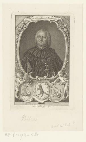 Portret van Philipp Anton Sigmund von Bibra
