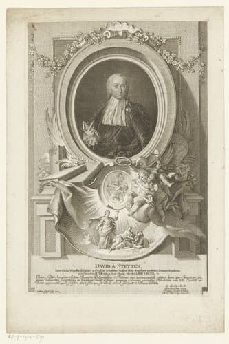 Portret van David von Stetten