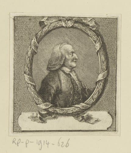 Portret van Johann Christian Senckenberg by Johann Andreas Benjamin Nothnagel
